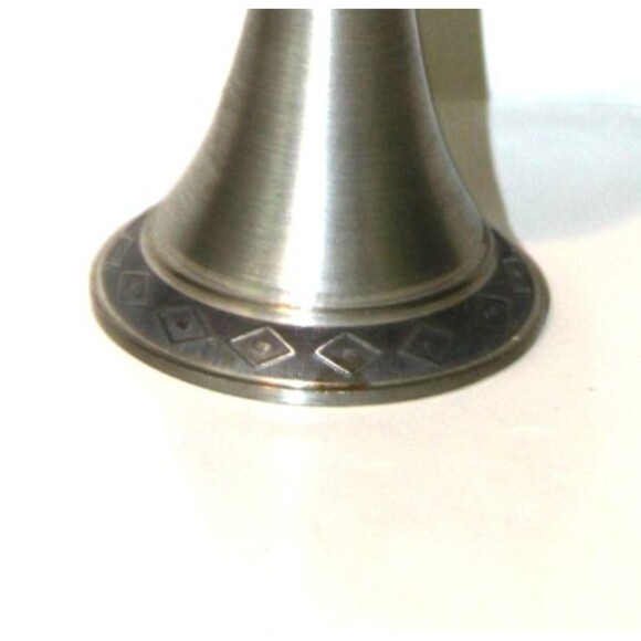 Aksel Holmsen Pewter Chalice Goblet 7" Norway Scandinavian Drinkware Vintage - Picture 6 of 8